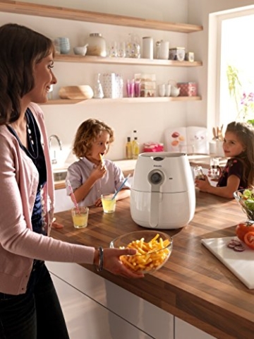 Philips HD9220/50 Airfryer Heißluftfritteuse, 1425 W, weiß - 5